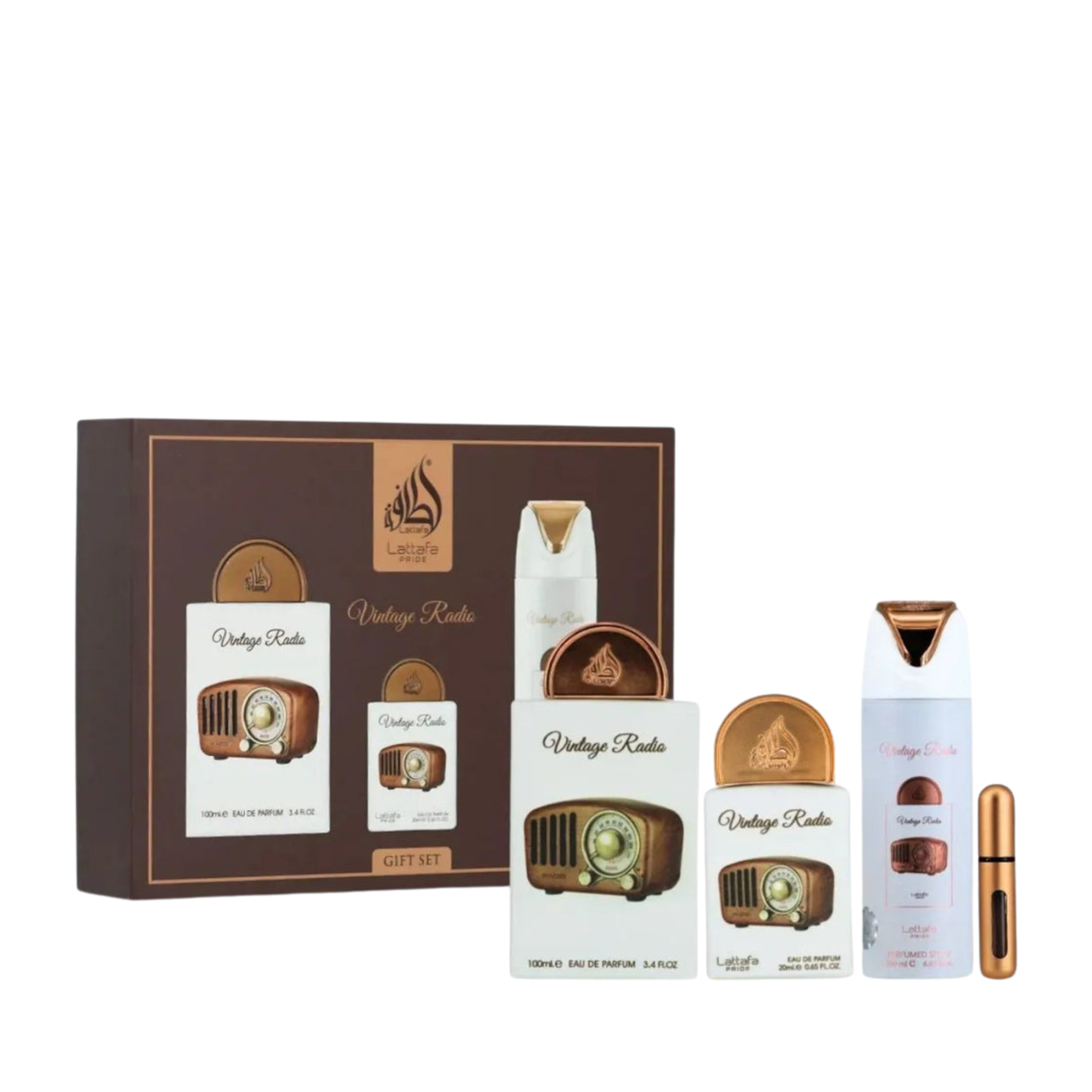 Vintage Radio Set Eau